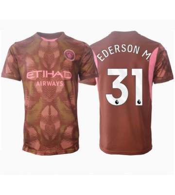 Manchester City Ederson Moraes #31 Målvakt Hemmatröja 2024-25 Kortärmad
